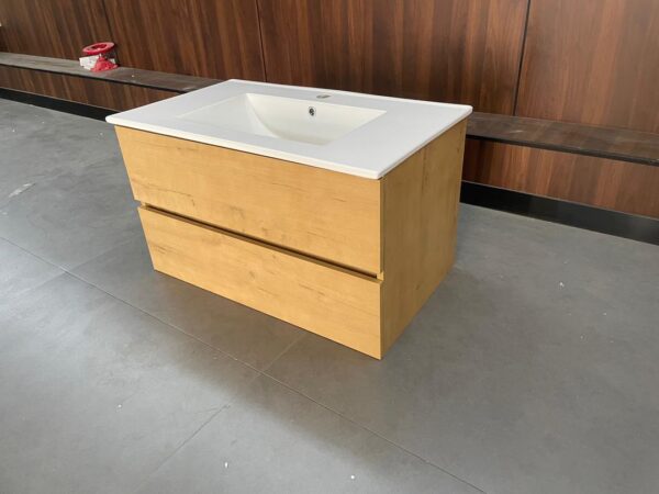 Oak Wood 32-inch Plywood Vanity - Image 4