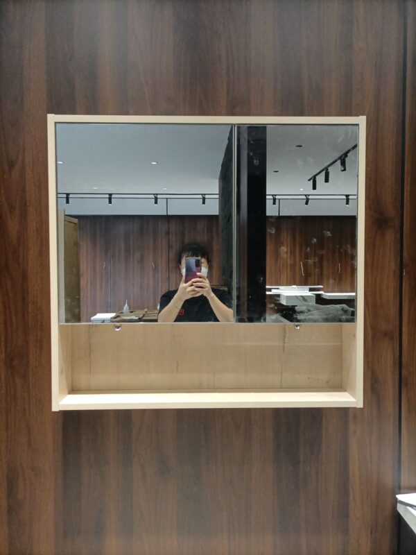 Oak Wood 32-inch Plywood Vanity - Image 6